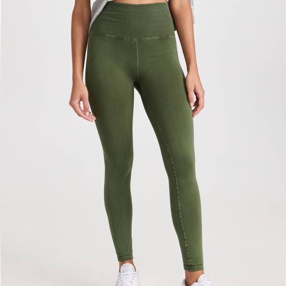 Free People Pants - Free People | High-Rise 7/8 Length Good Karma Leggings Medium Large Green